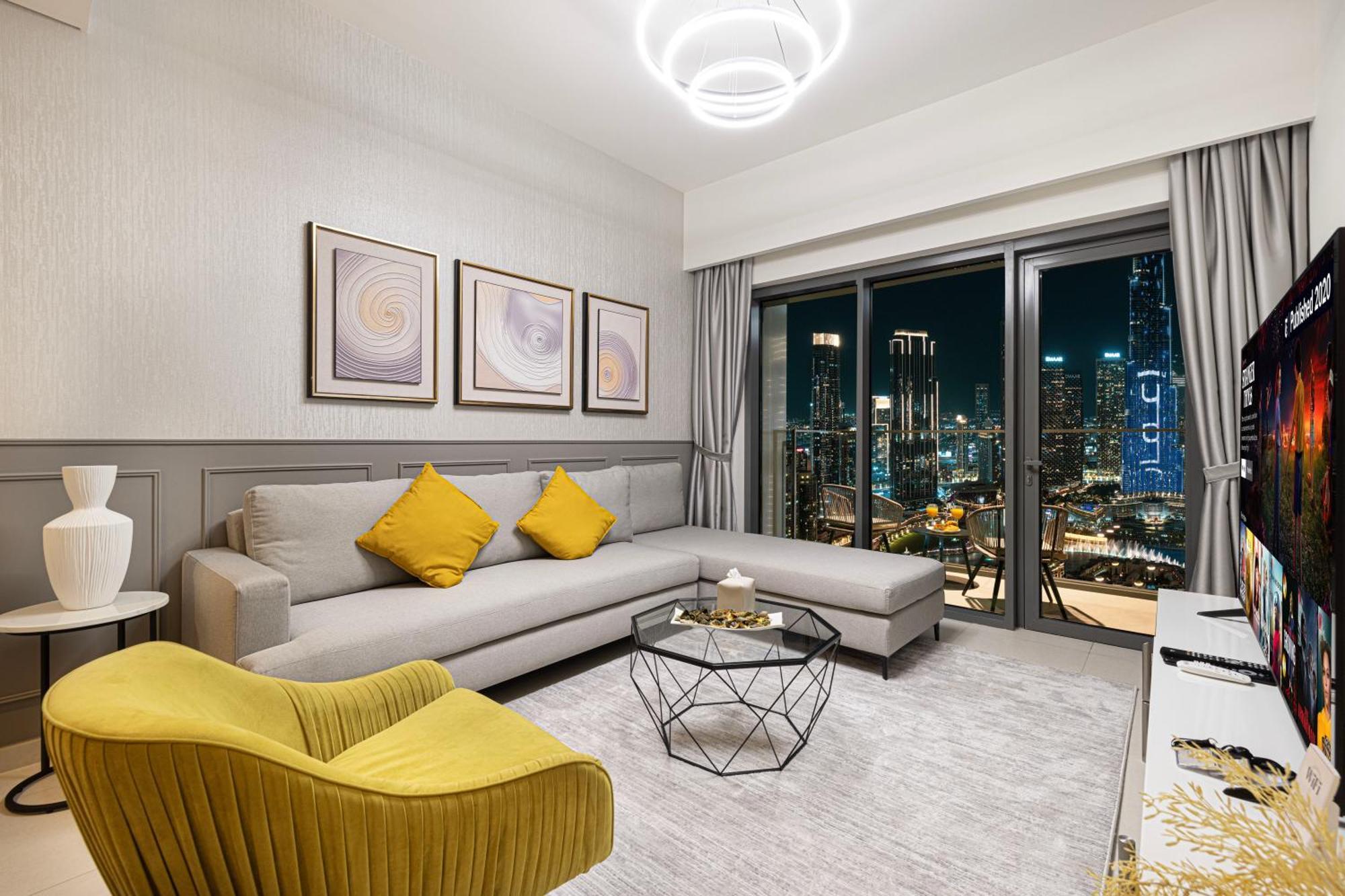 Smartstay At Burj Royale - Full Burj Khalifa View - Brand New Luxury Apartments Dubai Buitenkant foto
