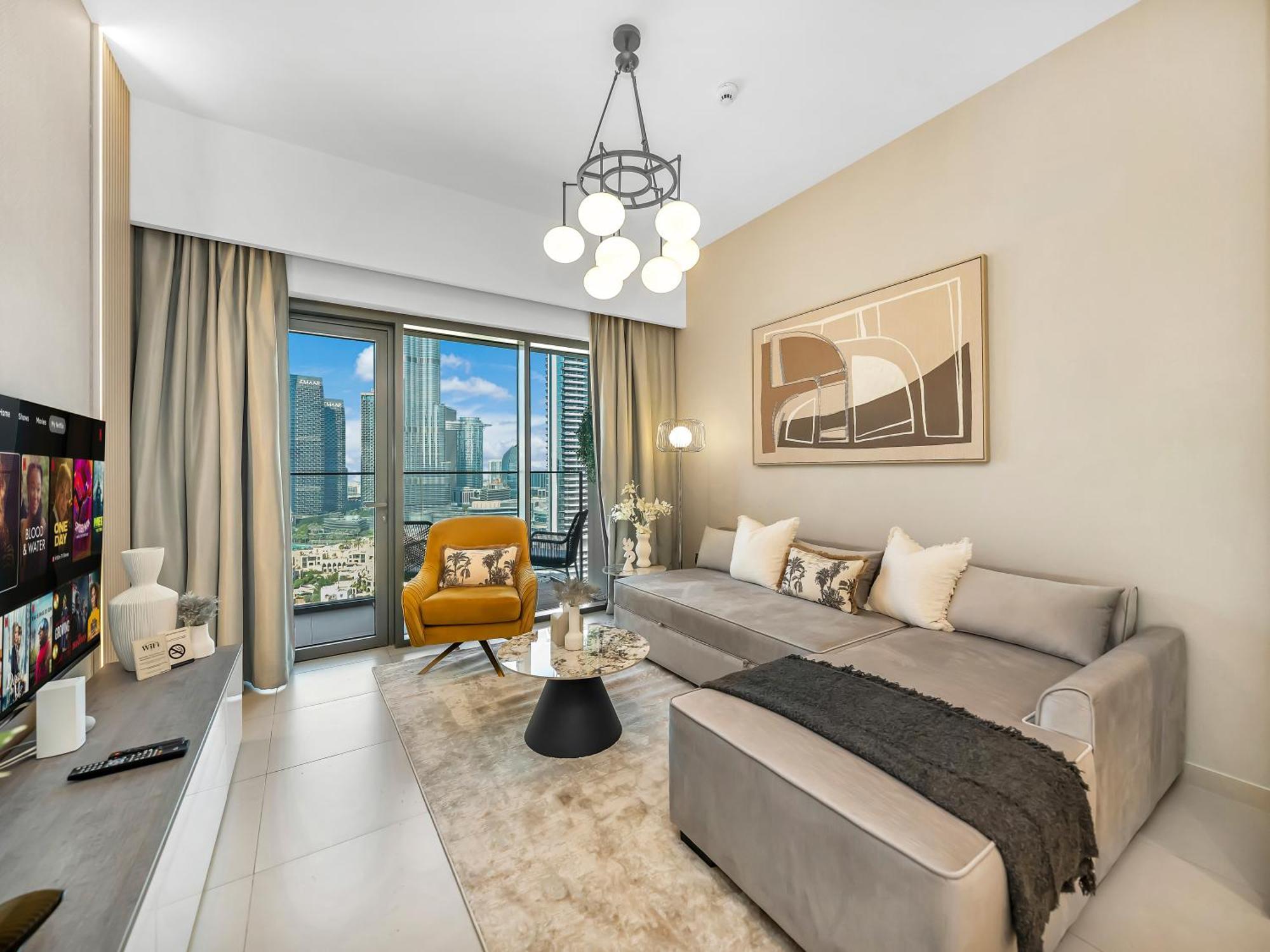 Smartstay At Burj Royale - Full Burj Khalifa View - Brand New Luxury Apartments Dubai Buitenkant foto